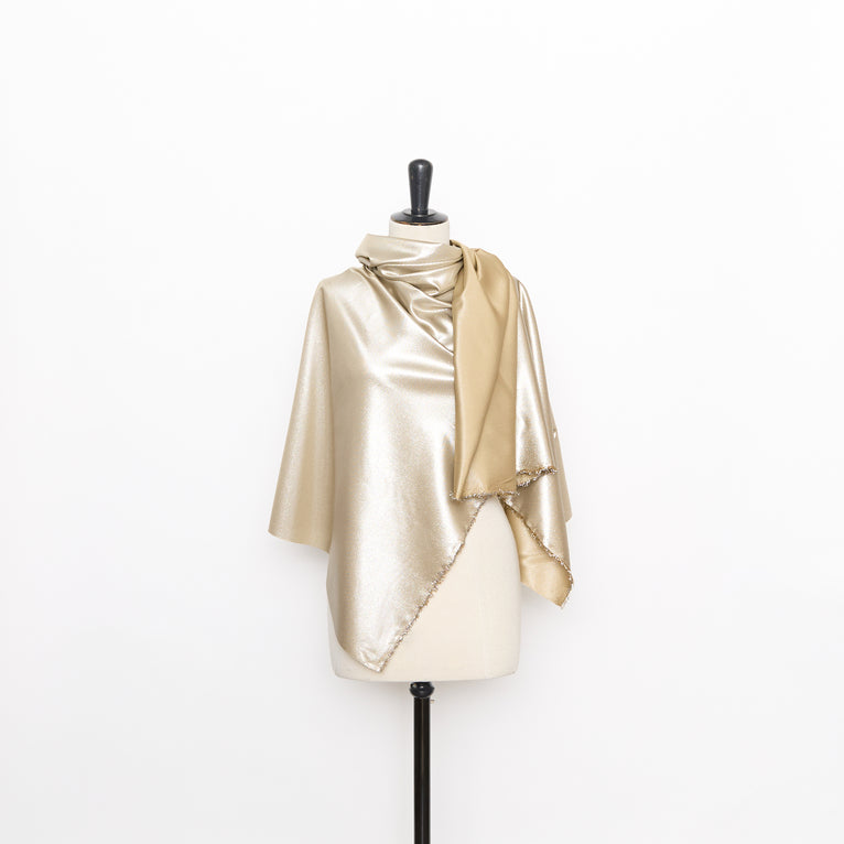 T26M15937 | Lamé Silk Sergé - view 2