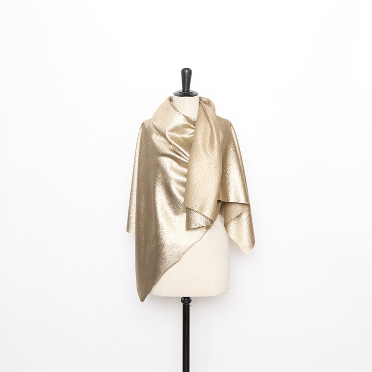 T26M15940 | Jacquard Gaufré Lamé en Soie - vue 2