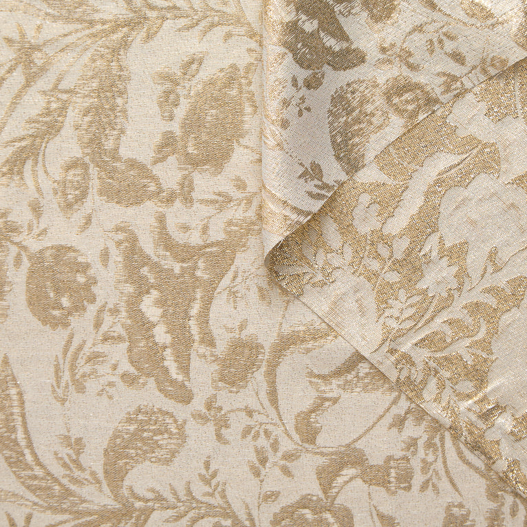 T26M15945 | Lamé Floral Silk Jacquard - view 1