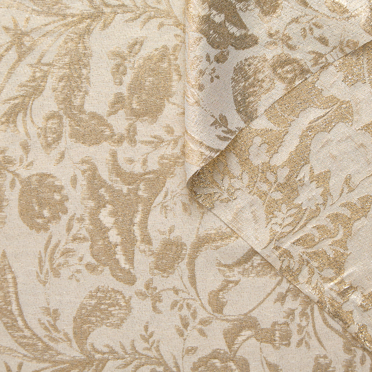 T26M15945 | Lamé Floral Silk Jacquard - view 1