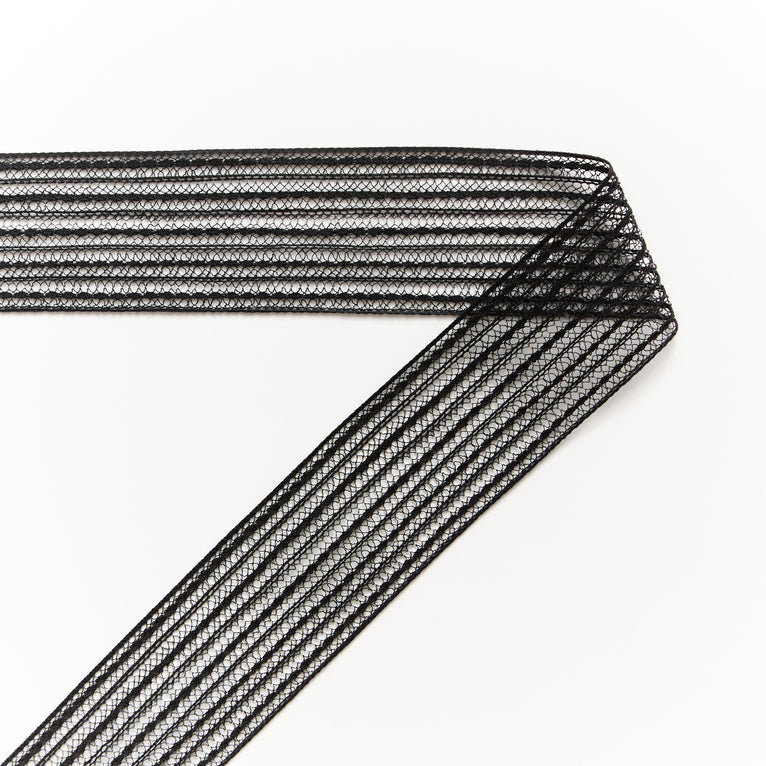 T26M15984 | Striped Cotton Galloon 4cm - view 1