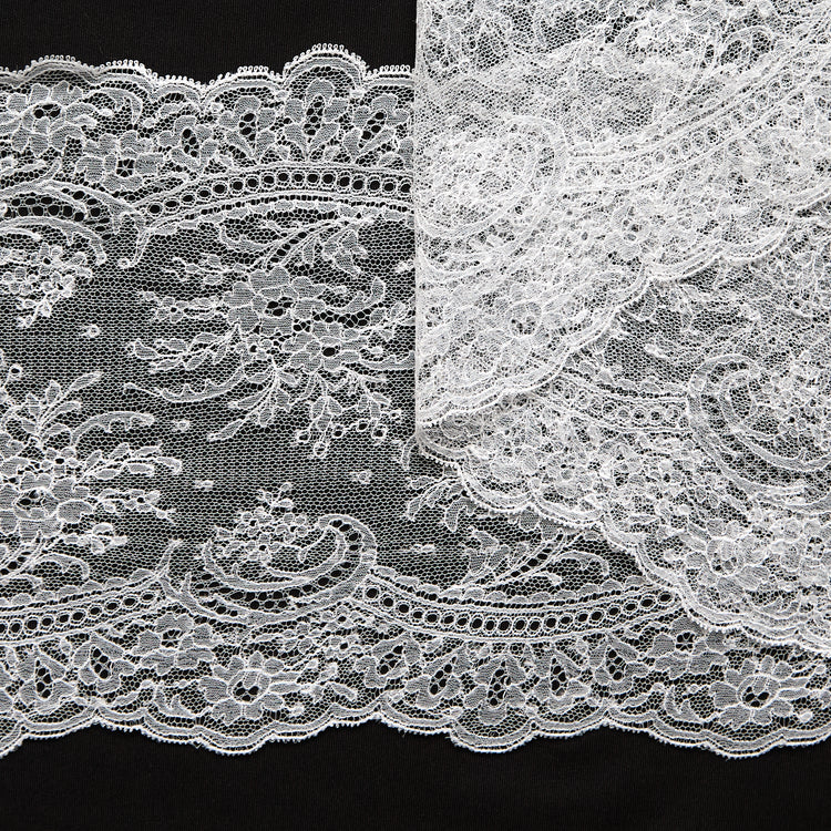 T26M16005 | Light Floral Braid Lace - view 1