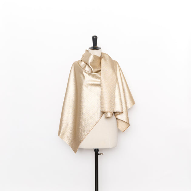 T26M16021 | Gold Lamé Viscose Jacquard