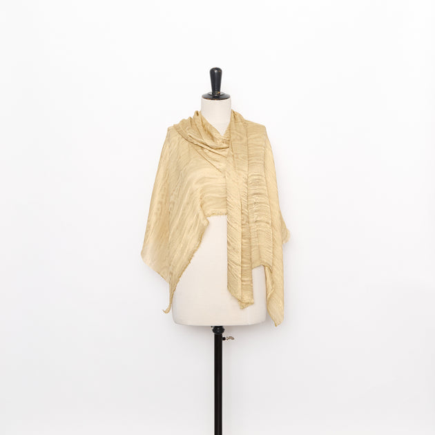 T26M16024 | Jacquard Moiré Lamé en Soie et Viscose