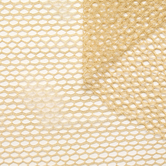 T26M16306 | Gold Fishnet for Embroidery