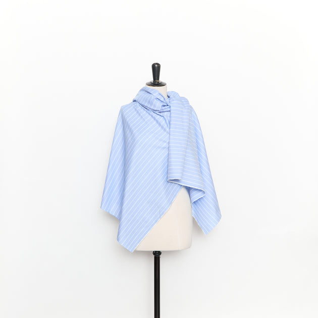 T26M16527 | Oxford Rayé en Coton GOTS