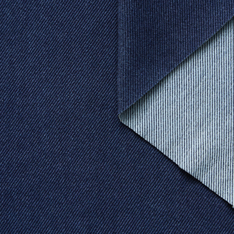 T26V14954 | Jersey Double Face Effet Denim en Coton 