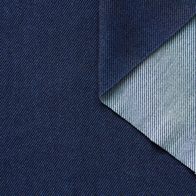 T26V14954 | Jersey Double Face Effet Denim en Coton  - vue 1