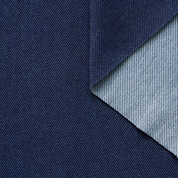 T26V14954 | Jersey Double Face Effet Denim en Coton  - vue 1