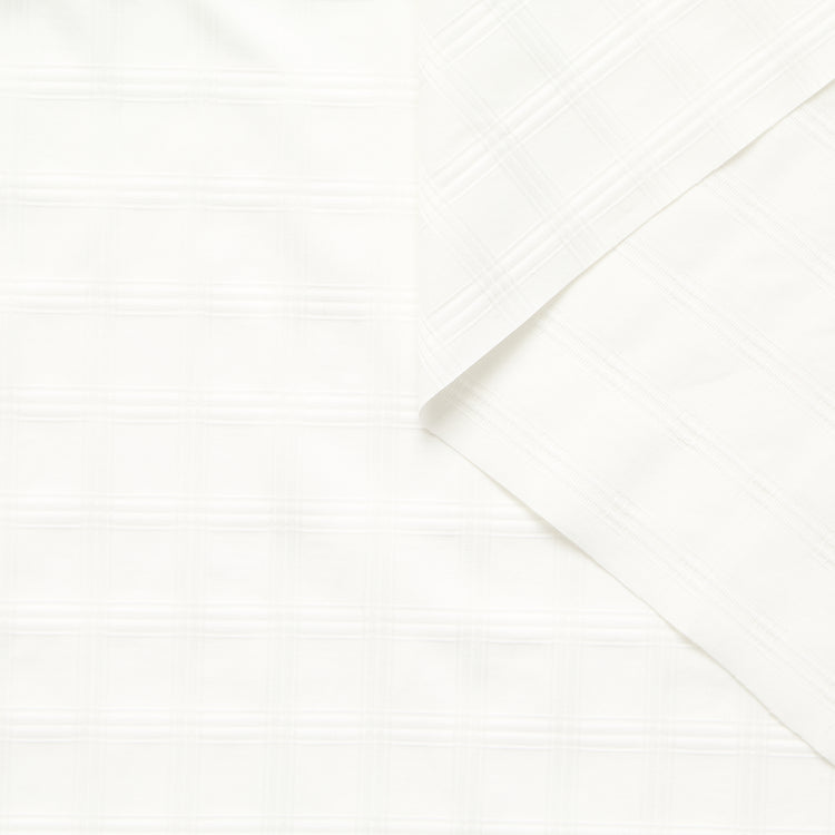T26V14958 | Popeline Tartan Ton sur Ton Prête à Teindre - vue 1