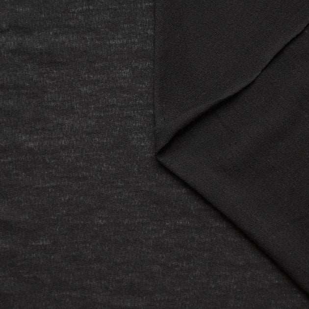 T26V16214 | Slubbed Cotton & Linen Crepe Jersey