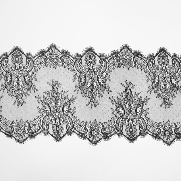 D20A00001 | Polyviscose Antique Floral Lace