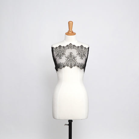  Polyviscose Antique Floral Lace