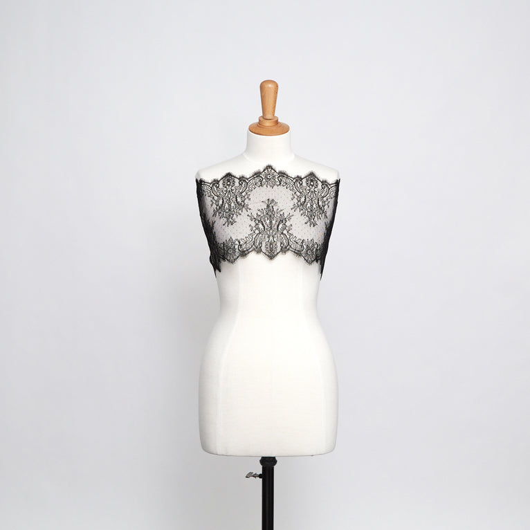 D20A00001 | Polyviscose Antique Floral Lace - view 4