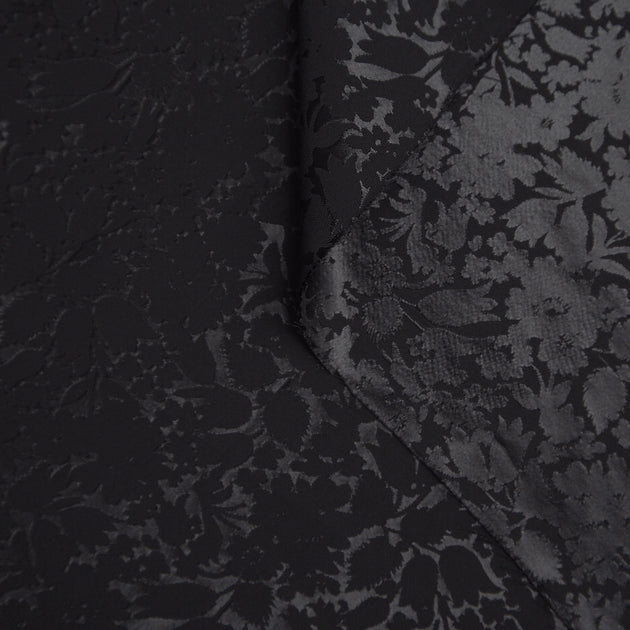 T20A00030 | Viscose Satin Jacquard Floral Camouflage