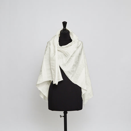  Washed Silk And Cotton Seersucker