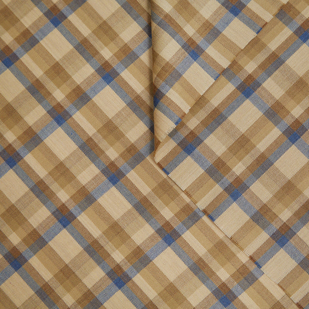 T20A00119 | Super 130's Check Merino Wool