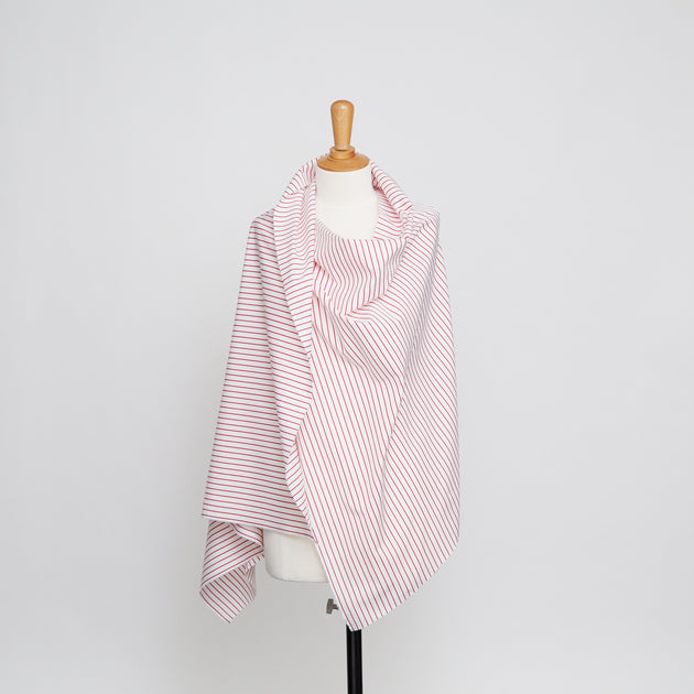 t20a00142 | Popeline de Coton Rayée