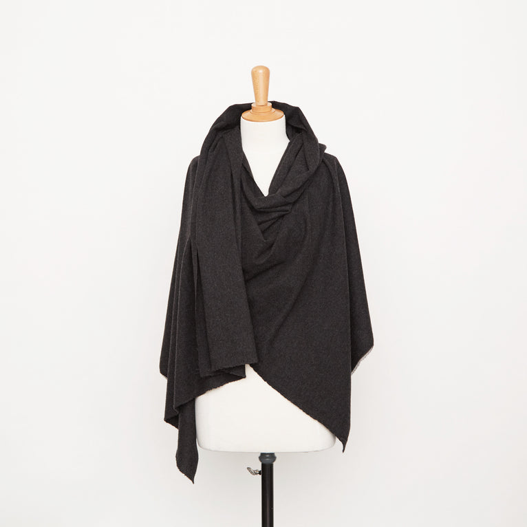 T20A00211 | Fuzzy Washed Wool And Silk Twill - view 2