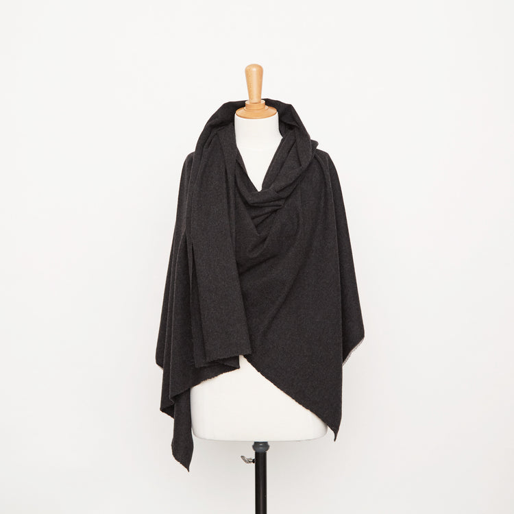 T20A00211 | Fuzzy Washed Wool And Silk Twill - view 2