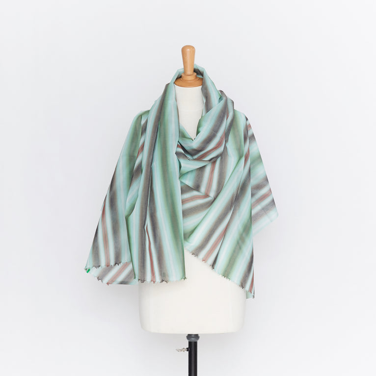 t20a00223 | Dégradé Transparent en Soie et Coton - vue 2