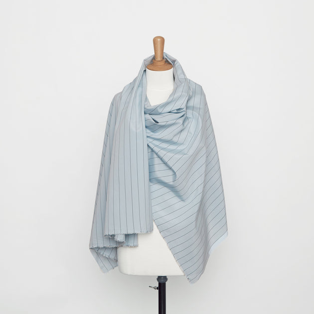 T20A00298 | Poly Silk Large Pin Stripes Taffeta