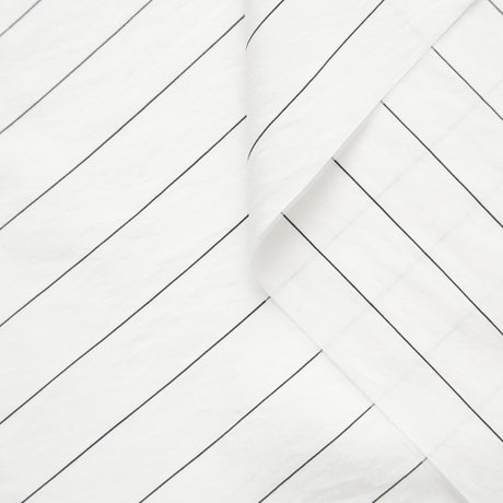 t20a00298 | Taffetas à Grandes Rayures Fines en Poly Soie
