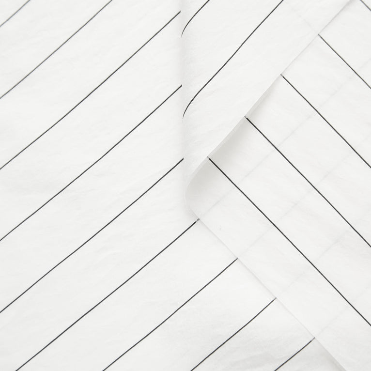 t20a00298 | Taffetas à Grandes Rayures Fines en Poly Soie - vue 3
