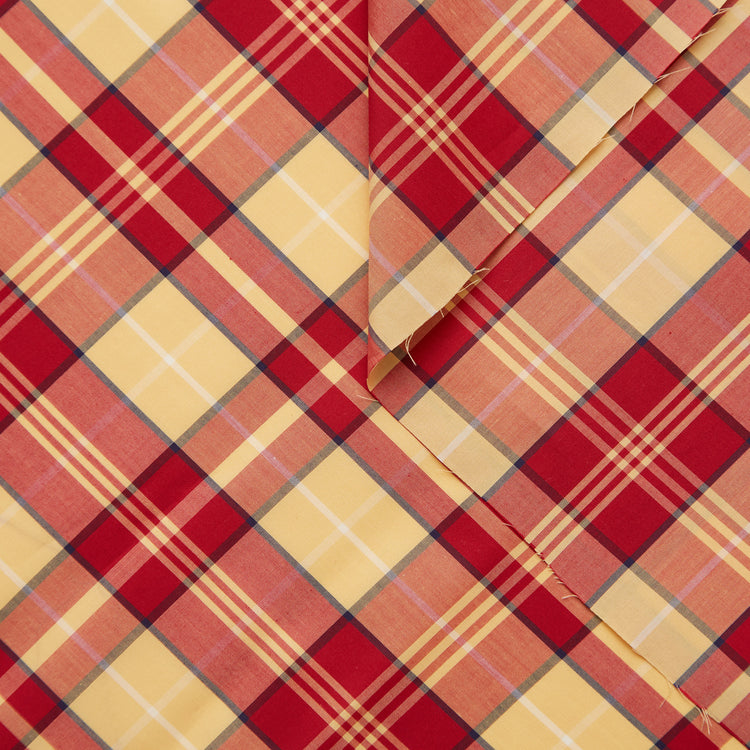 t20a00306 | Popeline Madras en Coton et Soie - vue 1