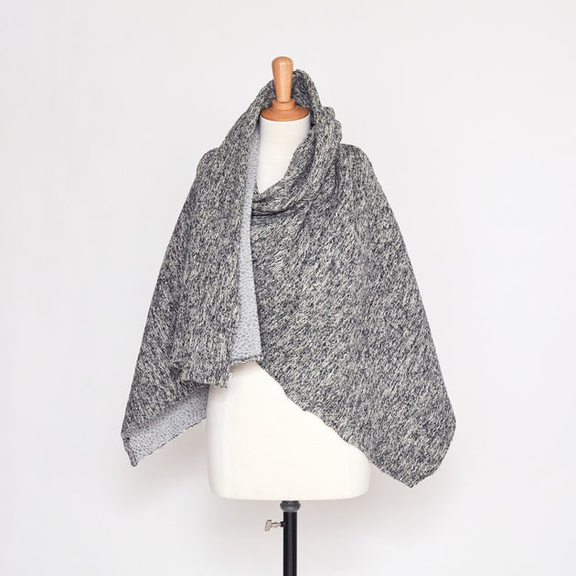 T20A00328 | Wavy Brindle Wool Melange Coating
