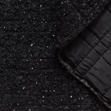 T20A00376 | Shiny Bouclé Tweed Quilted