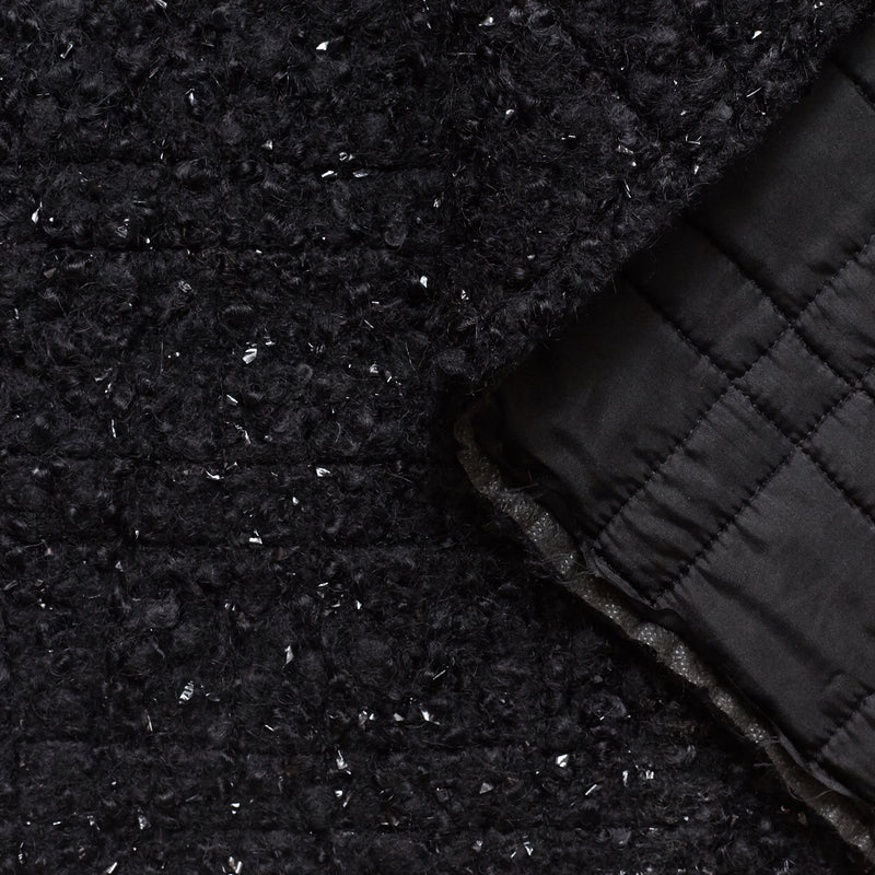 T20A00376 | Shiny Bouclé Tweed Quilted