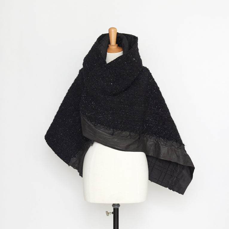 T20A00376 | Shiny Bouclé Tweed Quilted - view 2