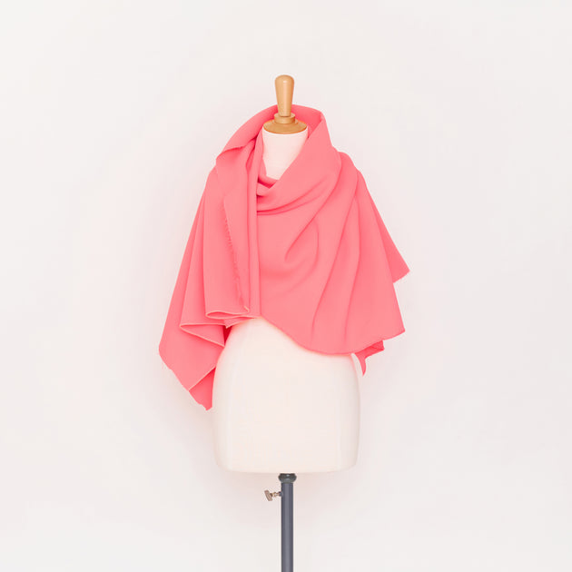 T21B00466 | Double Face Wool Silk Crepe