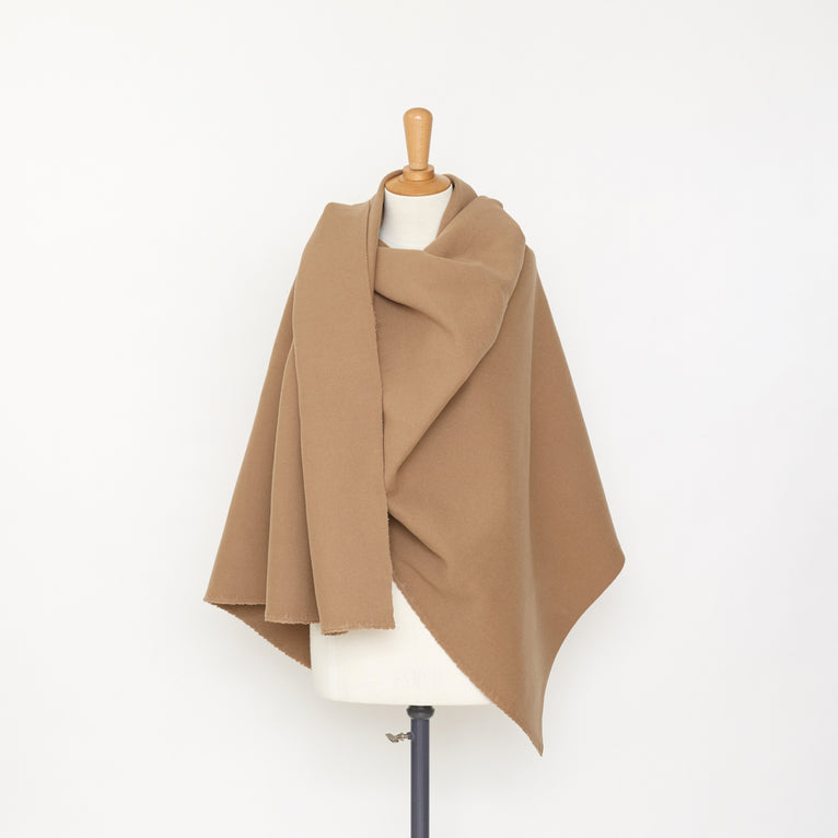 T21B00482 | Water Repellent Splittable Wool &amp; Cashmere Brushed Tricotine - view 2