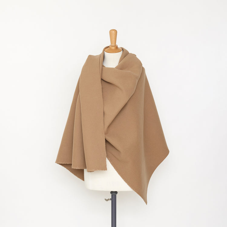 T21B00482 | Water Repellent Splittable Wool &amp; Cashmere Brushed Tricotine - view 2