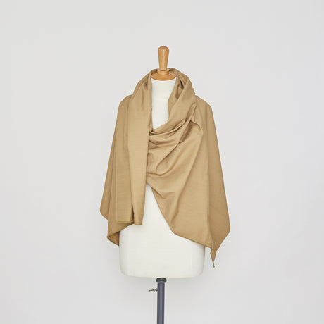  Crumpled Polycotton Light Canvas