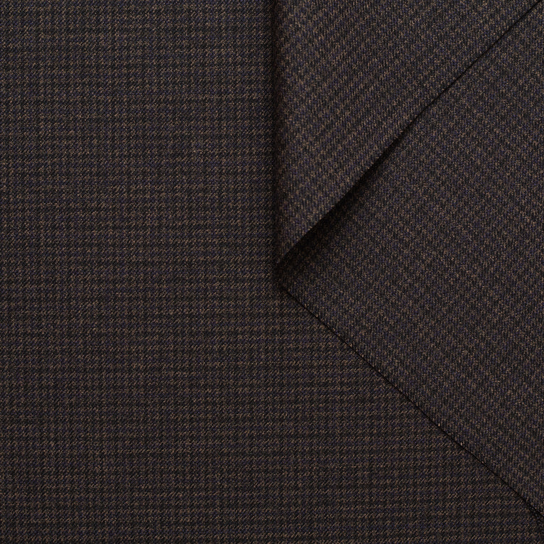 t21b00553 | Suiting en Laine à Micro-Motif Pied-de-Poule - vue 1