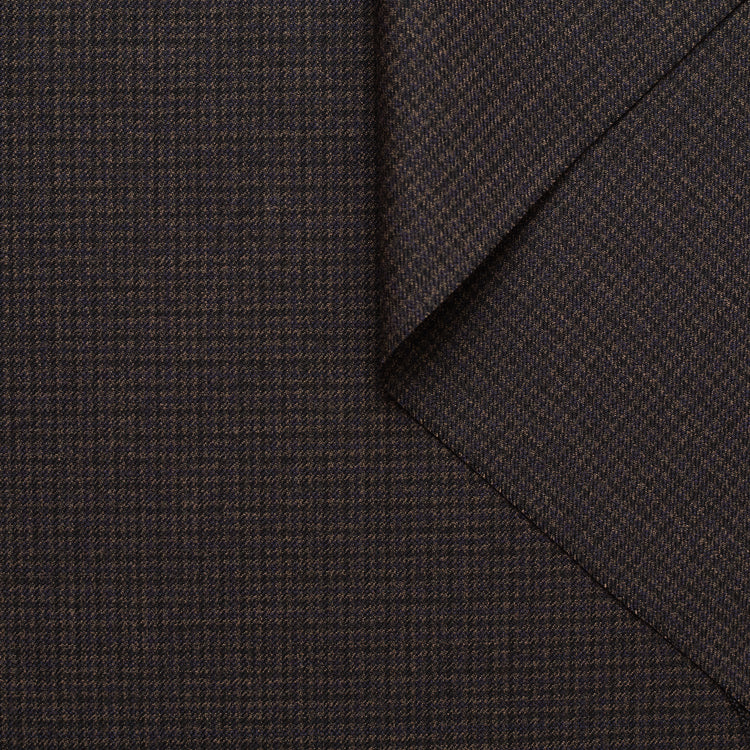 t21b00553 | Suiting en Laine à Micro-Motif Pied-de-Poule - vue 1