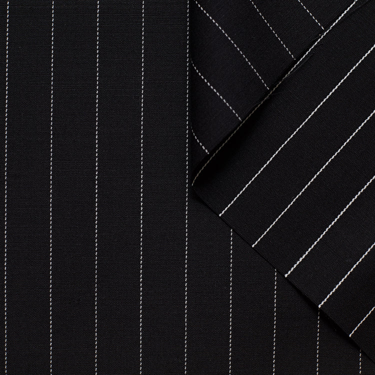 T21B00561 | Wool and Mohair Fine Stripe Suiting - view 1