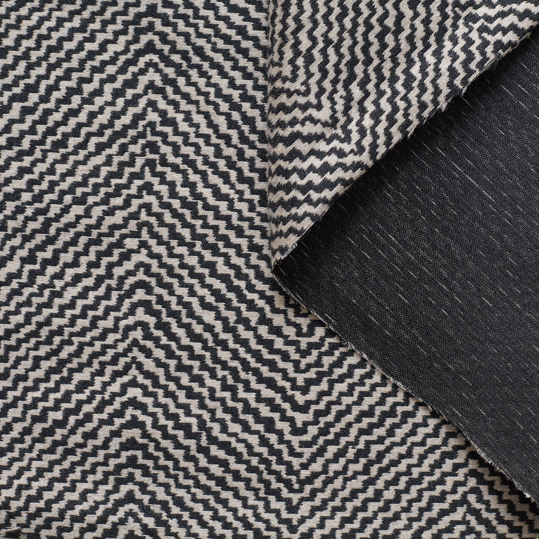 t21c00586 | Jacquard À Chevrons Laine Et Coton - vue 1