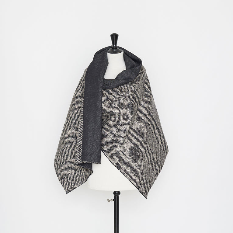 t21c00586 | Jacquard À Chevrons Laine Et Coton - vue 2