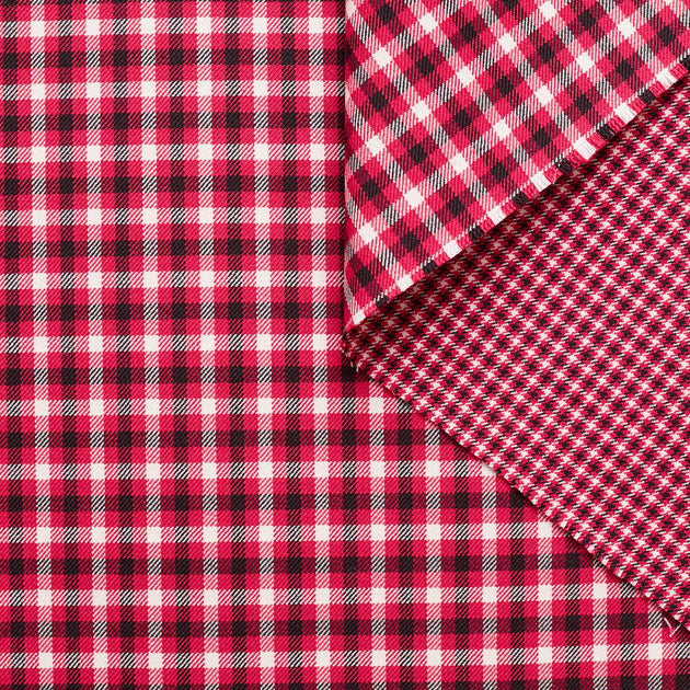 T21C00589 | Splittable Double Face Wool Check
