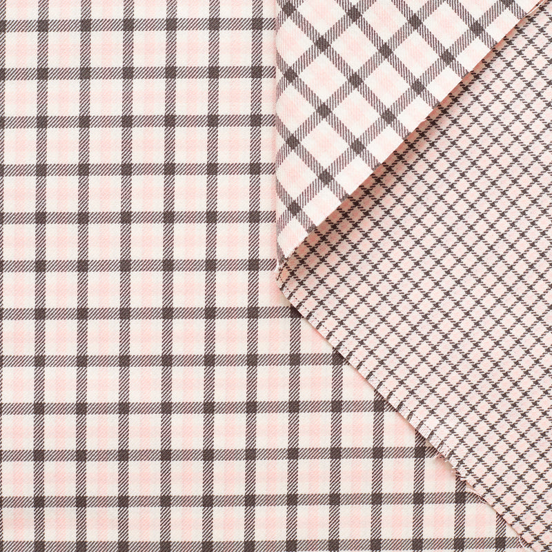 T21C00589 | Splittable Double Face Wool Check