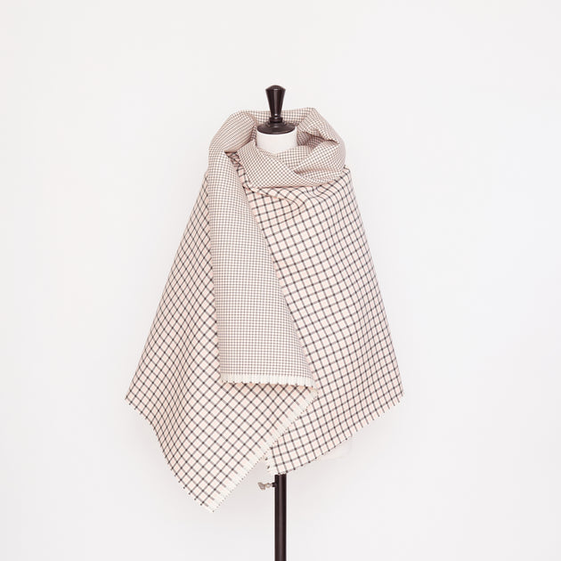 T21C00589 | Splittable Double Face Wool Check