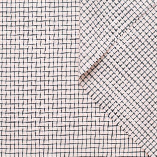 T21C00590 | Virgin Wool Check Jacquard