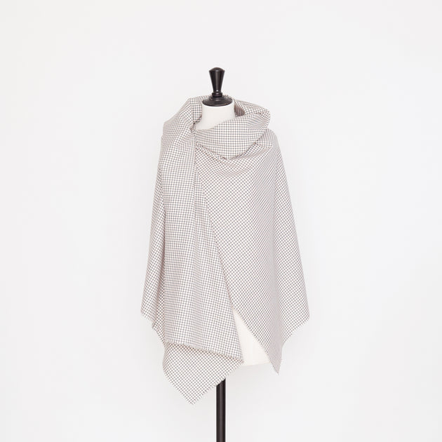 T21C00590 | Virgin Wool Check Jacquard