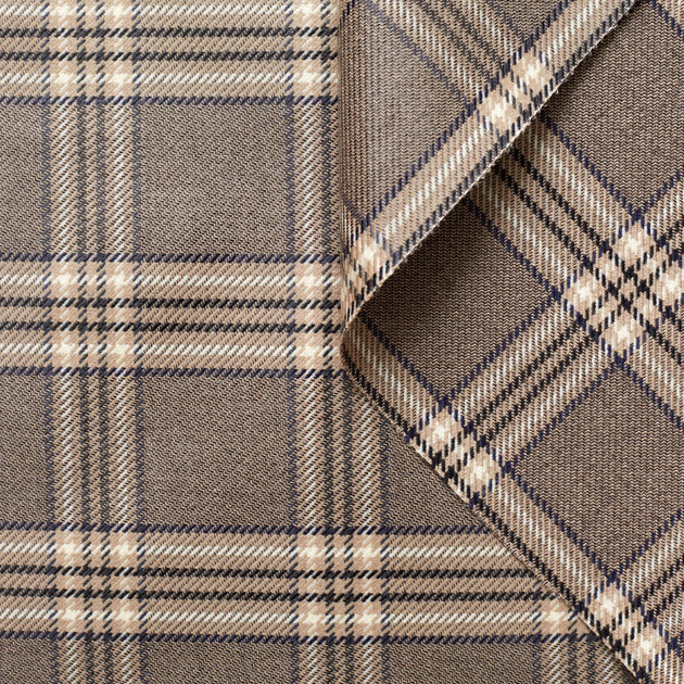 T21C00592 | Laminated Prince Of Wales Wool Jacquard