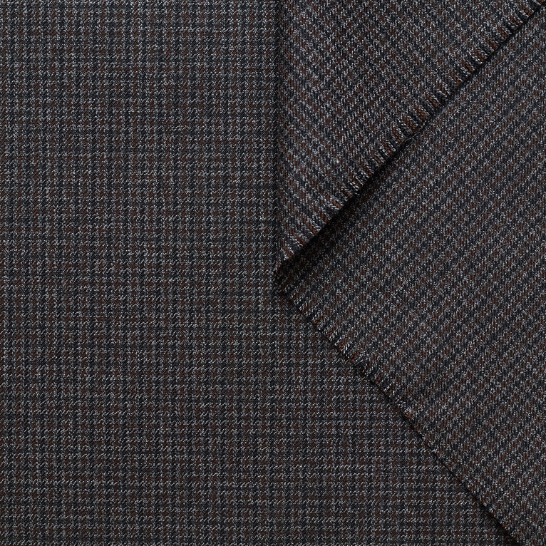t21c00594 | Suiting Pied-de-Poule en Laine - vue 3