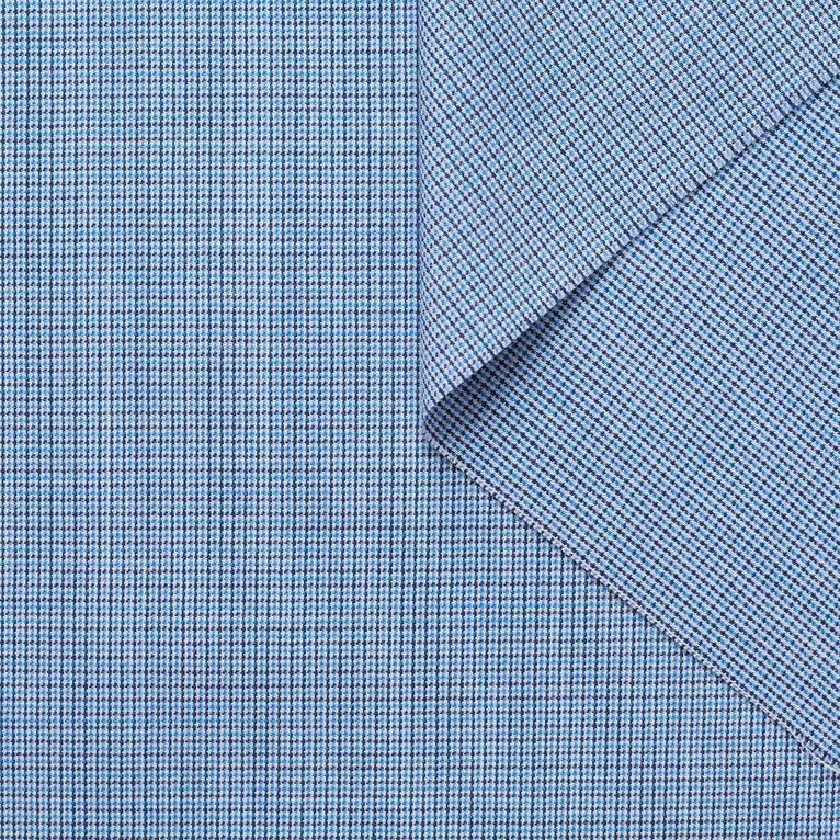 t21c00614 | Tissu De Costume Micro-Carreaux Stretch Laine - vue 1